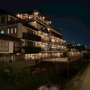 夕暮れ|754728さんのFUNATSURU KYOTO KAMOGAWA RESORT（登録有形文化財）の写真(2472623)
