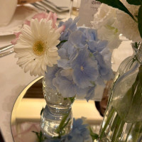 ゲストテーブルの装花