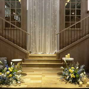 披露宴の装花|754775さんのInStyle wedding KYOTO/テイクアンドギヴ・ニーズウェディングの写真(2473092)