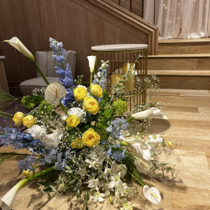 披露宴の装花|754775さんのInStyle wedding KYOTO/テイクアンドギヴ・ニーズウェディングの写真(2473093)