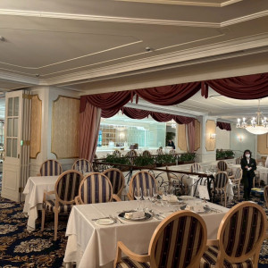 普段はフランス料理店で、披露宴会場としても利用できます|754827さんのグランドプリンスホテル高輪 貴賓館の写真(2473132)
