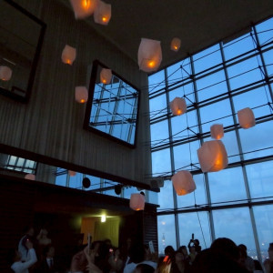 ランタン演出|754845さんのRESTAURANT LUKE with SKY LOUNGE（レストランルーク スカイラウンジ）の写真(2473217)