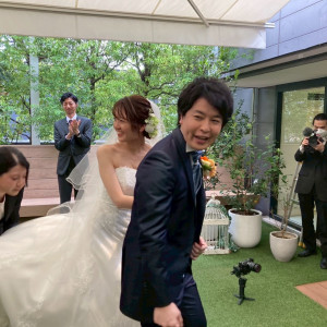 ガーデンの様子|754891さんのAILE d'ANGE NAGOYA（エル・ダンジュ ナゴヤ）の写真(2477393)