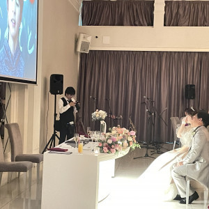 サプライズ映像を鑑賞|754900さんのアネーリ軽井沢の写真(2487839)