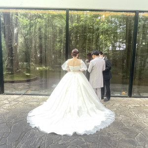 披露宴入場前|754900さんのアネーリ軽井沢の写真(2487874)