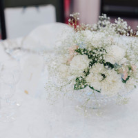 ゲストテーブルの装花 (各税込1.98万円)