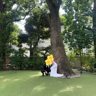 緑いっぱいのガーデンに癒されます