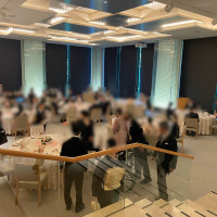 新郎新婦入場の階段からの景色