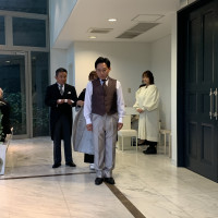 ジャケット着せてもらう
