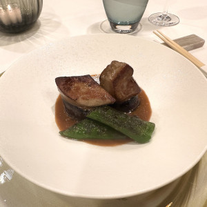 季節のお野菜とフォアグラ味噌仕立て|755052さんの横浜迎賓館の写真(2474568)