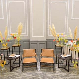 当日の新郎新婦席