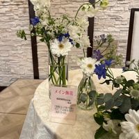 テーブルお花