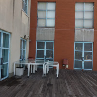 披露宴会場の外で演出も可能なスペース