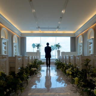 チャペルは明るくてちょうどいい広さでした