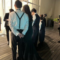 ガーデンでデザートビュッフェ