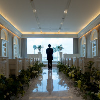 チャペルは明るくてちょうどいい広さでした