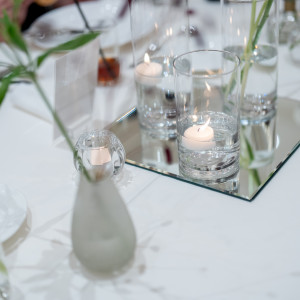 ミラーを使って華やかにしてくれました|757637さんのベイサイド迎賓館（和歌山）/テイクアンドギヴ・ニーズウェディングの写真(2595389)