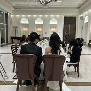 20名の流しテーブル|757637さんのベイサイド迎賓館（和歌山）/テイクアンドギヴ・ニーズウェディングの写真(2593027)