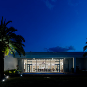 披露宴会場、ガーデンから|757637さんのベイサイド迎賓館（和歌山）/テイクアンドギヴ・ニーズウェディングの写真(2595336)