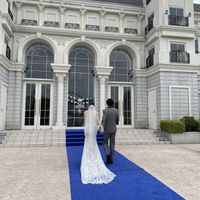 当日はエントランスでも撮影