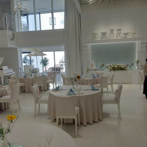 白が貴重なので色んな雰囲気に出来ます！おすすめ！|757741さんのアルカンシエル横浜 luxemariage（アルカンシエルグループ）の写真(2560341)