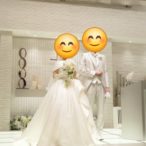 挙式のひドレスは納得いくまで試させていただきました|757741さんのアルカンシエル横浜 luxemariage（アルカンシエルグループ）の写真(2560348)