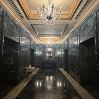 ホテル棟のロビーです。写真映えします