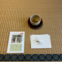控室でのお茶