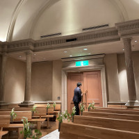 チャペルの避難経路表示が少し気になった