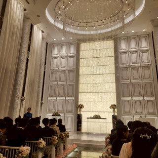 挙式会場の正面