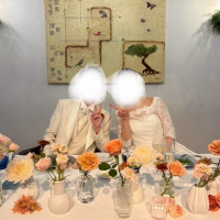 新郎新婦のテーブル