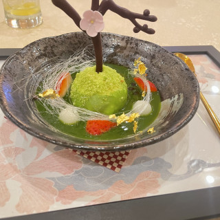 初めて見学に伺った時に頂いたデザート