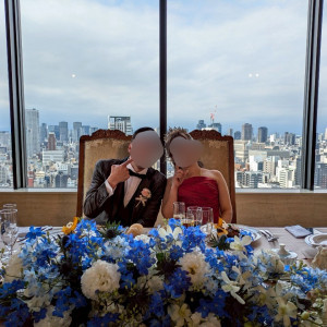 実際に席につくとこんな感じ|758059さんのホテルモントレ グラスミア大阪の写真(2475065)