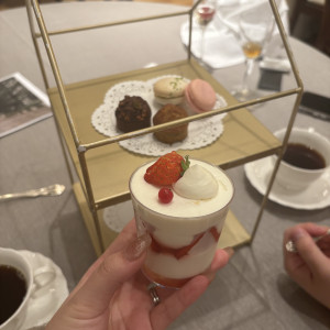 ケーキとマカロン、コーヒーをいただきました|758094さんのカサ・デ・アンジェラの写真(2475378)