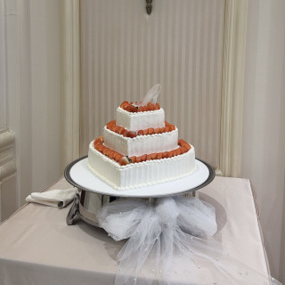 このケーキがとても可愛くて美味しかったです。