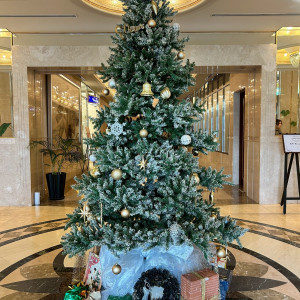 クリスマス前だったので本館ロビー入るとツリーがありました|758145さんのベルクラシック大阪の写真(2607945)
