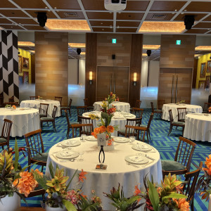 15階の披露宴会場|758156さんのノートルダム大阪ONE/FIVESTAR WEDDINGの写真(2475656)