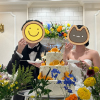 ファーストバイトでケーキを食べました。甘すぎず、食べやすい！