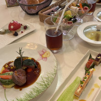 式のあとにお料理出してくださいました✨