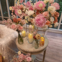 新婦側の装花