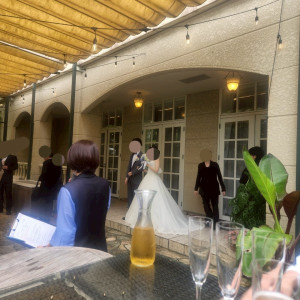 乾杯はガーデンで|758227さんのTHE ABBEY CHURCH（アビー・チャーチ）の写真(2475884)