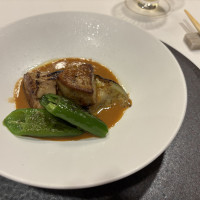 フォアグラ、味噌ソースと夏野菜が美味しすぎた