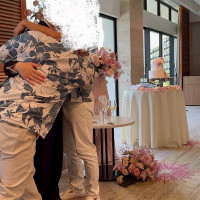 高砂から横の披露宴会場の見え方です