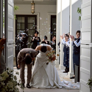 バブルも飛ばしてくださって写真映えしました