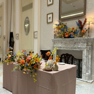 想像以上にかわいい装花で大満足です