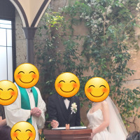 挙式署名のシーンです。