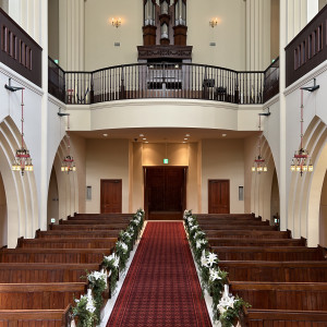 挙式会場のバージンロード|758345さんのTHE ABBEY CHURCH（アビー・チャーチ）の写真(2476201)