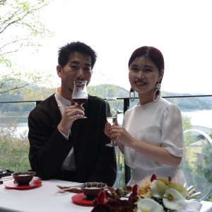 河口湖を一望できる披露宴|758357さんのwedding norm.の写真(2476233)