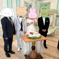 披露宴会場での写真！