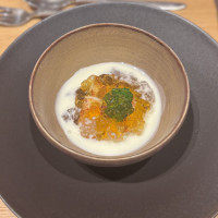 オマール海老とメロンのじゃがいもスープ
